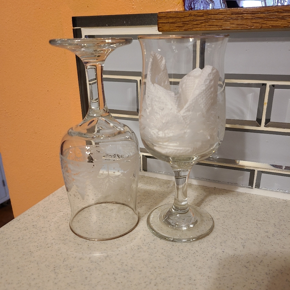 Holiday Wine Glasses for sale today